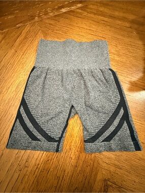 SHEIN Gray High-Waist Seamless Shapewear Shorts